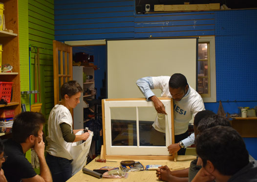 energy efficiency demonstration sealing windows