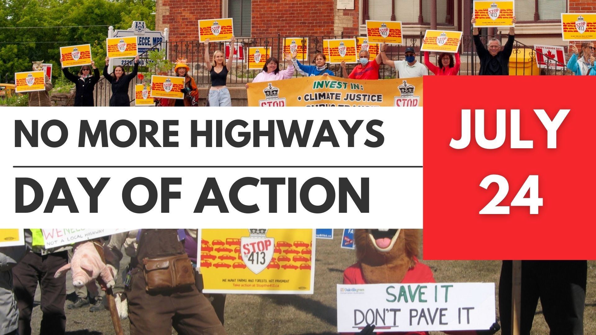 DAY OF ACTION STOP HIGHWAY 413(3) DAY OF ACTION STOP HIGHWAY 413(3)