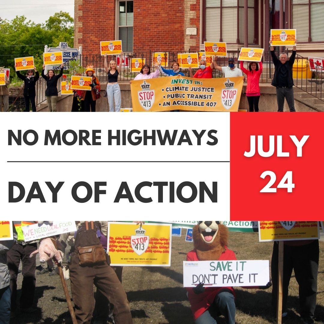 Instagram DAY OF ACTION STOP HIGHWAY 413 Instagram DAY OF ACTION STOP HIGHWAY 413