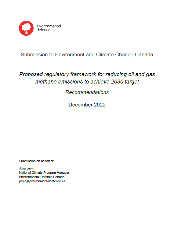 on the Proposed Federal Regulatory Framework for